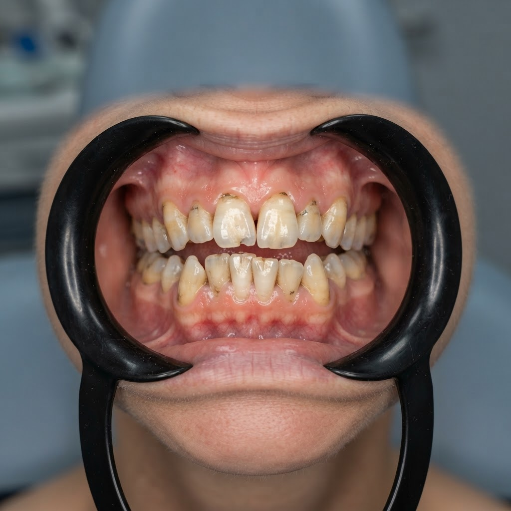Orthodontic alignment — Before