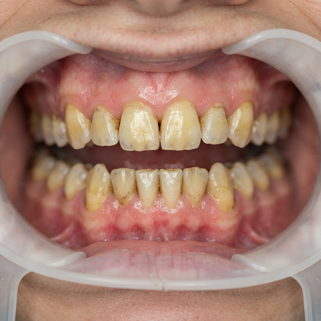 Professional whitening — Before